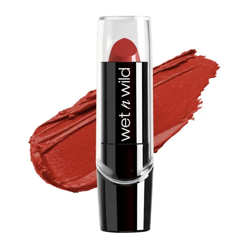 Vista 12 de wet n wild - Lápiz labial con acabado sedoso, color labial hidratante rico y acumulable, formulado con vitaminas A, E y macadamia para una Un breve