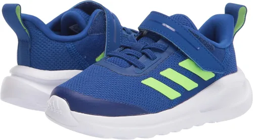 Vista 7 de adidas Fortarun - Tenis de correr elásticos unisex para niños Core NegroNube BlancoGris Seis