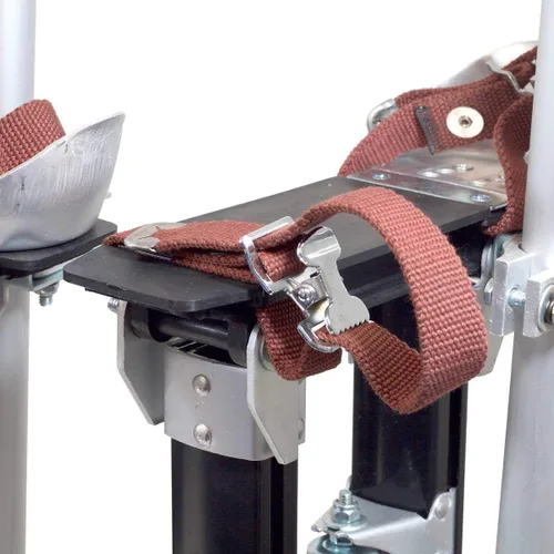 Vista 4 de Renegade Pilotes para paneles de yeso Pro extra altos de 48 a 64 pulgadas de altura ajustable, construcción de aluminio, capacidad de carga de 225