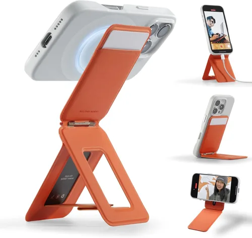 Vista 9 de MOFT MOVAS - Funda a presión para iPhone 17 Pro Misty Cove y soporte de trípode para teléfono, cartera MagSafe con soporte para trípode Sunrise