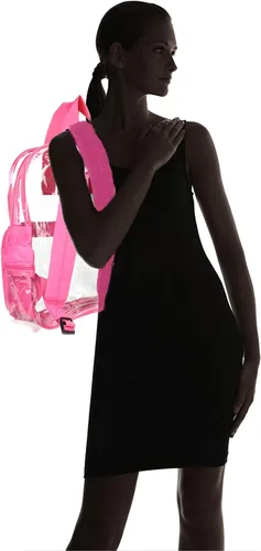 Vista 76 de DALIX Bolsas de mochila transparentes de plástico liso dorado
