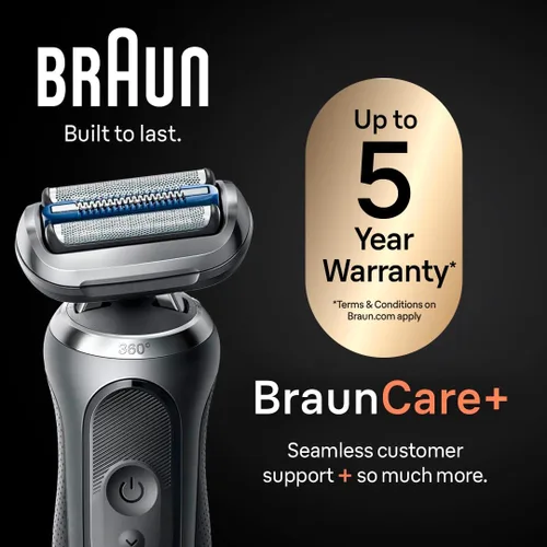Vista 6 de Braun Series 7 - Afeitadora eléctrica para hombres, maquinilla de afeitar húmeda y seca, centro de limpieza y carga SmartCare 4 en 1, accesorio
