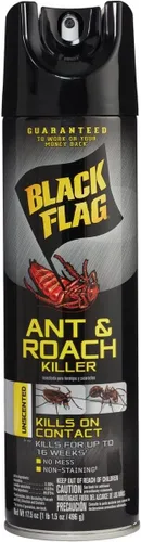 Vista 2 de Black Flag Ant and Roach Killer 17.5 onzas, aerosol en aerosol, sin perfume