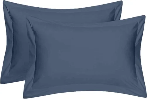 Vista 32 de Juego de 2 fundas de almohada estándar de 600 hilos, 100% algodón egipcio, con cierre de sobre, tamaño estándar de 20 x 26 pulgadas, fundas