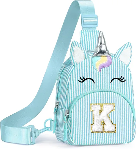 Vista 70 de YOOLIFE Regalos de cumpleaños para niñas y niños, bolsa de unicornio, Azul
