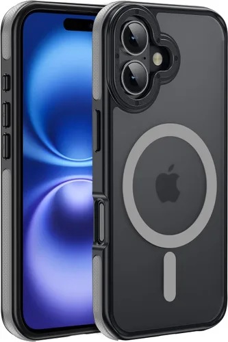 Vista 154 de Funda magnética para iPhone Air con protector de lente de cámara, protección grado militar de 10 pies, compatible con funda MagSafe Slim para iPhone