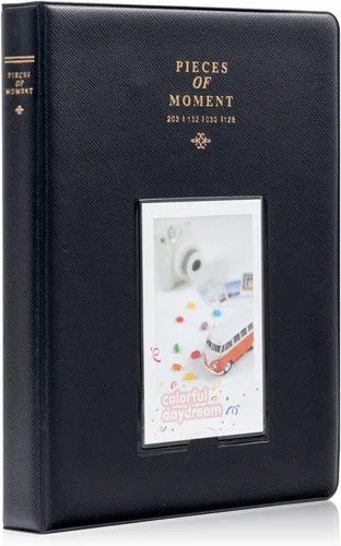 Vista 8 de Álbum de fotos Ablus pequeño con 128 bolsillos para fotos de cámaras instantáneas Fujifilm Instax Mini 7s 8 8+ 9 25 26 50s 70 90 y tarjetas