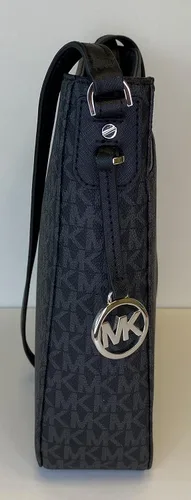 Vista 7 de Michael Kors Jet Set - Paquete de bandolera grande de viaje con gancho triple para cartera
