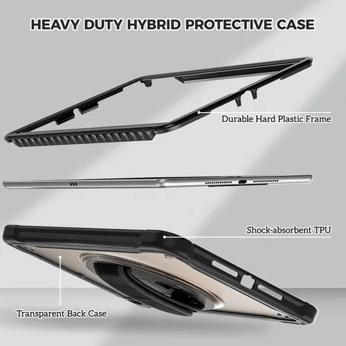 Vista 7 de ProCase Funda Resistente para iPad de 9ª/8ª/7ª Generación de 10.2 Pulgadas 2021/2020/2019 Funda, Cubierta Resistente de Servicio Pesado a Prueba