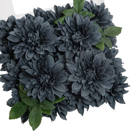 Vista 8 de TINGE TIME Flores artificiales, 20 piezas de dalia de seda de 5/6 pulgadas, flores falsas para bricolaje, ramos de novia, centros de mesa, arreglos
