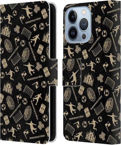 Vista 84 de Head Case Designs Officially Licensed AC Milan Dream Big Children Leather Wallet Case Compatible with Apple iPhone 11