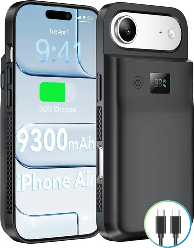 Vista 10 de NEWDERY Funda de batería para iPhone 16 pro USB C portátil Power Bank