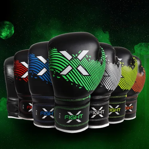 Vista 7 de Guantes de boxeo para niños de 3 a 8 años, 4 6 onzas, entrenamiento MMA, niños, niñas, guantes de kickboxing para entrenamiento, saco de boxeo, Muay