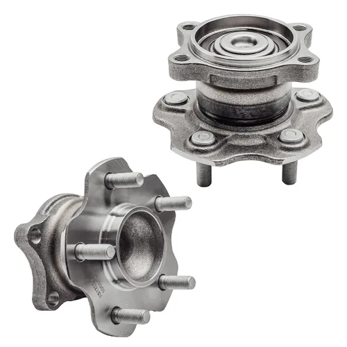 Vista 45 de Detroit Axle - 2.2L Bujes de rodamiento de rueda delanteros de 2 piezas para Honda Accord 90-97, 97 Acura CL, 2 rodamientos de ruedas y conjunto