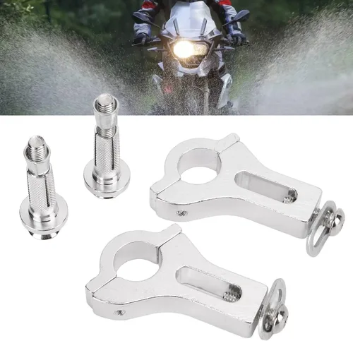Vista 8 de EVGATSAUTO Kit de montaje de abrazadera de guardamanos universal de 0.866 in abrazadera de protección de mano para manillar de motocross de motocross