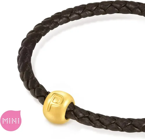 Vista 3 de Chow Sang Sang Mini dije de oro 999 de 24 quilates Alphabets de oro 999 con letras y símbolos para mujer Metal no conocido