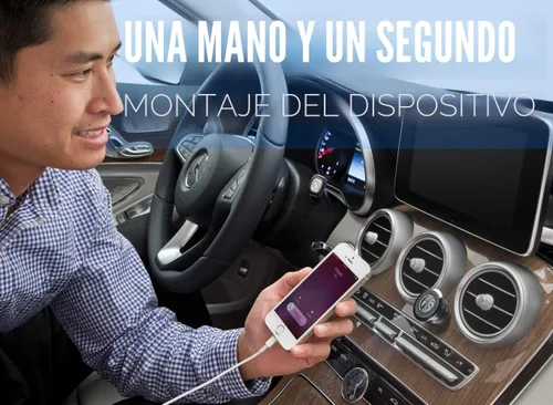 Vista 6 de Soporte Universal Magnético para Teléfono de Coche - Soporte de Coche de Metal Completo para Smartphone y GPS - Soporte para Teléfono Celular