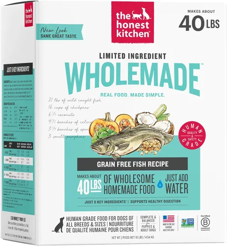 Vista 14 de Alimento para Perro con Escasos Ingredientes Deshidratados Moderados de Honest Kitchen