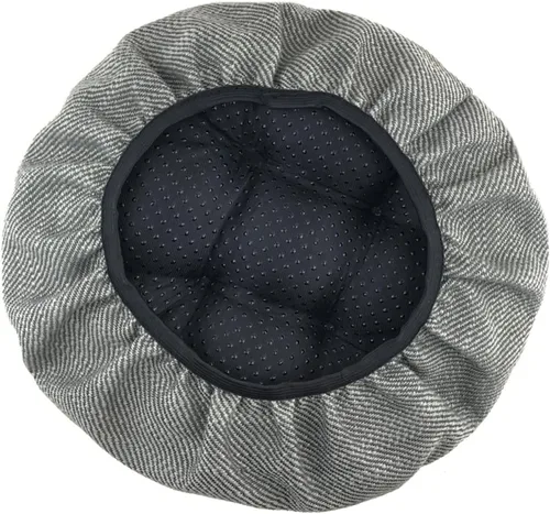 Vista 3 de HFCNMY Cojines para taburetes de bar, paquete de 2 fundas de asiento redondas acolchadas con bandas elásticas y parte inferior antideslizante