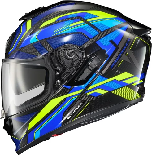 Vista 8 de ScorpionEXO ST1400 EVO Fibra de Carbono Casco Integral Deportivo de Turismo para Motocicleta de Calle - Bolsillos para Altavoces Preparado