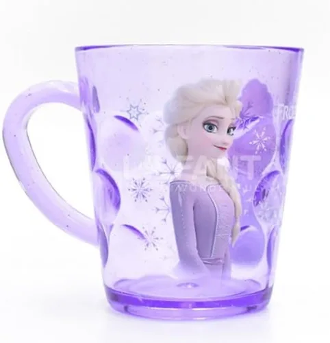 Vista 2 de Everyday Delights, Disney Frozen Queen Elsa - Vaso de plástico ABS duradero, 8.5 fl oz