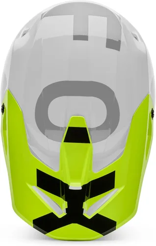 Vista 21 de Fox Racing V1 Casco de Motocross Dirt Bike con Visera, Negro, Pequeño/Mediano