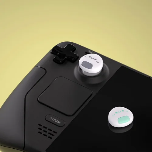 Vista 26 de PlayVital Thumb Grip Caps for Steam Deck LCD, Silicone Thumbsticks Grips Joystick Caps for Steam Deck OLED - Chubby Panda