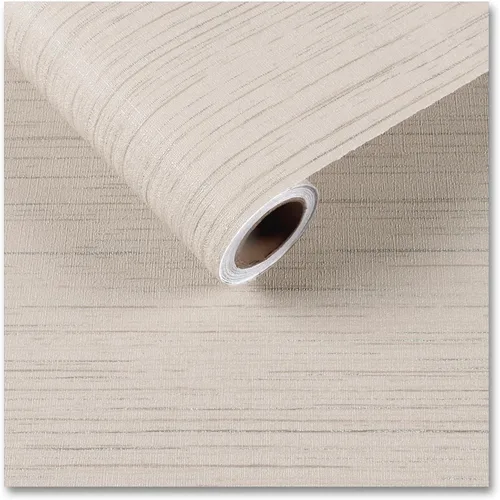Vista 14 de CRE8TIVE Papel Tapiz Negro de Tela de Hierba Despegar y Pegar Texturizado Tela de Lino Tejido Negro Papel de Contacto para Paredes Autoadhesivo
