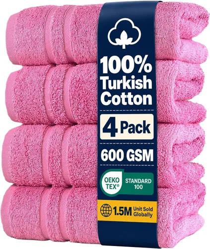 Vista 90 de Hawmam Linen - Juego de toallas de algodón turco original prémium, calidad de hotel para máxima suavidad y absorción, para cara, manos, cocina