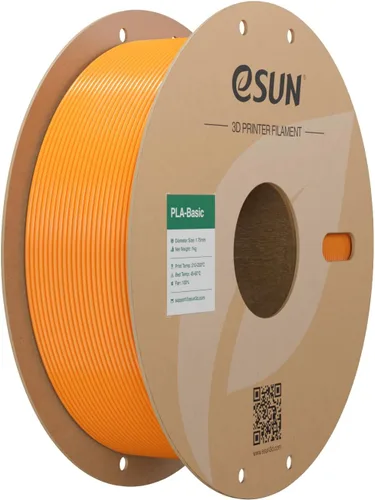 Vista 7 de eSUN Filamento PLA Basic de 0.07 in, naranja, carrete de 2.2 libras 1.anaranjado