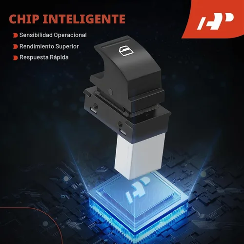 Vista 6 de A-Premium Interruptor de elevalunas eléctrico delantero derecho o trasero
