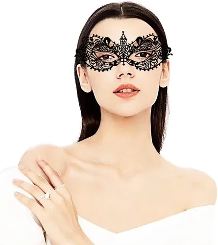 Vista 2 de LOVINSHOW Luxury Masquerade Mask Womens Lace Eye Mask