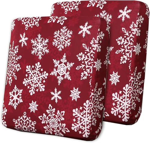 Vista 96 de H.VERSAILTEX Funda de cojín elástica de terciopelo para sofá, funda de cojín de felpa para cojines de silla, protector de muebles, cojín de asiento