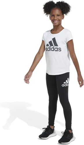 Vista 5 de adidas Girls' Sportswear Logo Graphic Tight