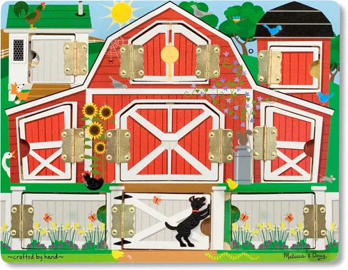 Vista 4 de Melissa & Doug–Granja magnética, juego de escondidas, Multicolor