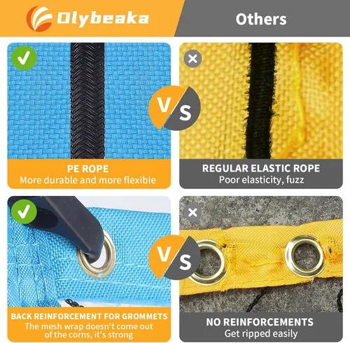 Vista 3 de All-in-one Portable Badminton & Pickleball Net Set for Backyard Beach Driveway with Height Adjustable Poles, Durable Net, 2 Aluminum Badminton