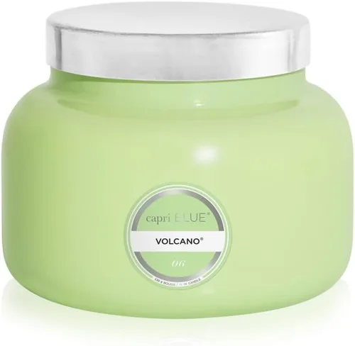 Vista 20 de Capri Blue Volcano Velas perfumadas – Velas en tarro de cristal de lujo para el hogar perfumadas con frutas tropicales y cítricos azucarados, mezcla