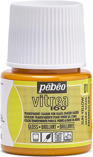 Vista 45 de Pebeo Vitrea 160 - Botella de diluyente para pintura de vidrio (45 ml)