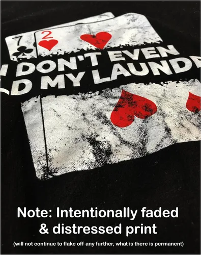 Vista 4 de Póker - I Don't Even Fold My Laundry Camiseta divertida de Texas Hold Em