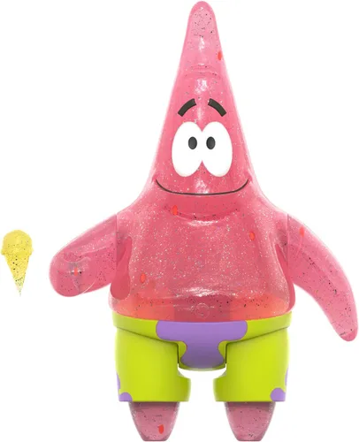 Vista 4 de Super7 Bob Esponja Bob Esponja y Patrick BFF - (2 unidades) Figuras de acción de Bob Esponja de 3.75 pulgadas con accesorios, coleccionables