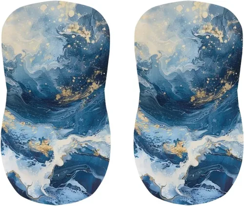 Vista 291 de American Eagle - Juego de 2 fundas para taburetes de bar para sillas de comedor, impermeables, antideslizantes, tamaño universal