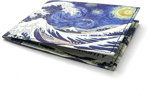 Vista 2 de mighty wallet Billetera Tyvek Stitched Dynomighty Stitched Wave Van Gogh, Classic