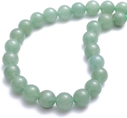 Vista 29 de BEADIA Cuentas redondas de jade africano natural de piedra suelta semipreciosas para hacer joyas 4MM 38cm/hebra