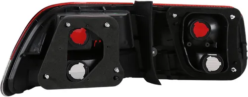 Vista 4 de SPEC-D TUNING Luces traseras de lentes ahumadas rojas compatibles con Honda Civic Coupe 1996-2000 de 2 puertas, conjunto de par izquierdo + derecho