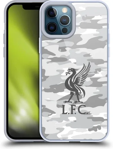 Vista 76 de Head Case Designs Funda de gel con licencia oficial del Liverpool Football Club Away Colourways Crest Camou [protección de grado militar] compatible