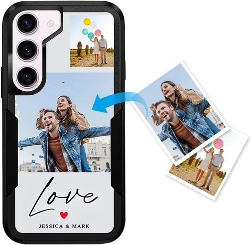 Vista 15 de Funda de teléfono personalizada para Galaxy S20 FE 5G, funda para teléfono multifoto, funda protectora resistente de doble capa a prueba de golpes