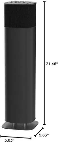 Vista 7 de ABRAMTEK E500 - Altavoces de alta potencia con Bluetooth Gris oscuro