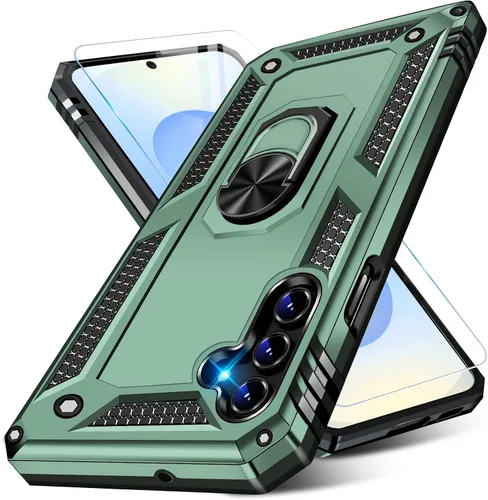 Vista 26 de Funda para Samsung Galaxy S21 5G resistente con protector de pantalla integrado, armadura dura, funda anticaída militar para Samsung S21 5G 6.2 2021