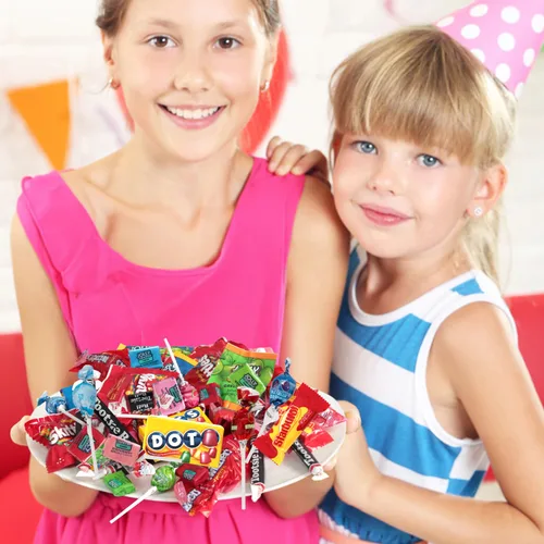 Vista 4 de Paquete surtido de dulces a granel ~ 100 piezas, 2 libras envueltas individualmente surtidos