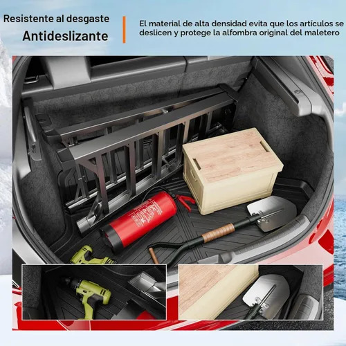 Vista 4 de powoq Alfombrilla de Maletero Compatible con Honda Civic Hatchback 2022-2026 Forro de Carga TPE Forro de Maletero Alfombrilla de Carga Reemplazo